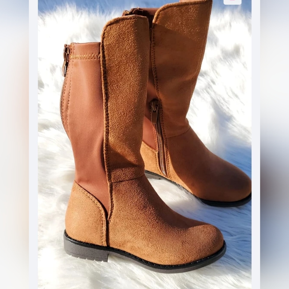 Tan Below the Knee Boots
